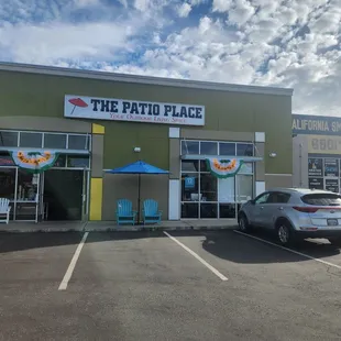 Front of the store and next to California  Smog &amp; Repair!!