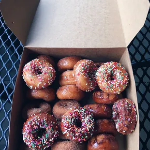 The famous Patio donuts!! 2 dozen of the best donuts in the world.