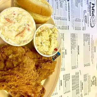 3 piece fried chicken