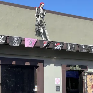 Pirate ‍ Bones reporting for duty!
