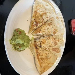 Chicken Quesadilla (also comes with pico and sour cream)