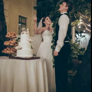 We also ordered a carrot sheet cake (not featured here) that was about $150. Much cheaper than the wedding cake! Great addition.