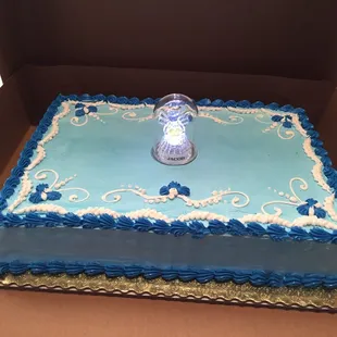 Baptismal Cake from The Patisserie (chocolate-chantilly flavor)