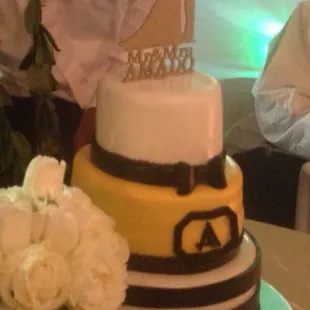 My black,white, and their version of gold cake