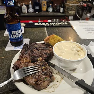 Wednesday night steak dinner for $35. Can't beat it!