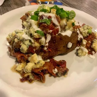 Cheeseburger Stuffed Potato