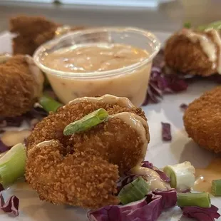 Panko Breaded Shrimp with House-made Bang  Bang Sauce