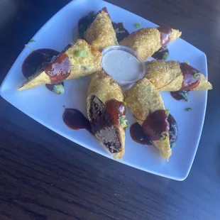 BBQ Pork Spring Rolls