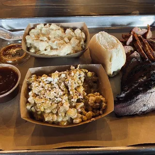 2 Meat Plate (With Brisket)