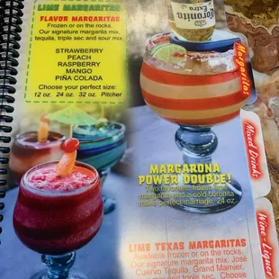 Drinks and Dessert menu as of 8/26/22