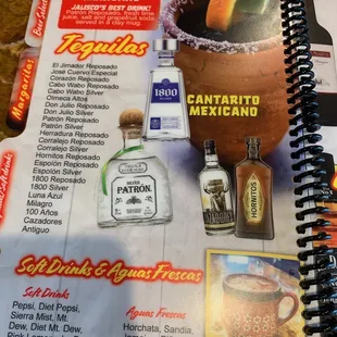 Drinks and Dessert menu as of 8/26/22