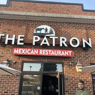 a man standing outside