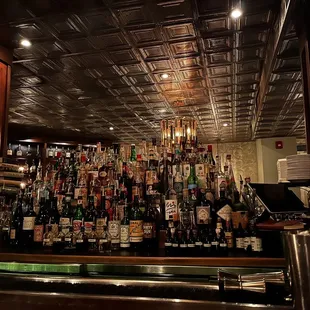 One side of the bar area