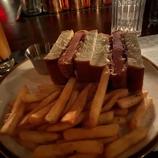 Fried Bologna Sando Sandwich