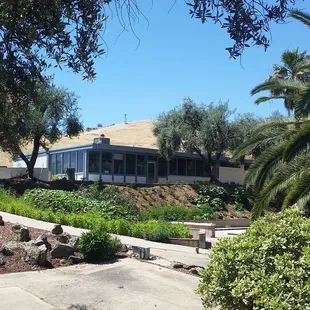 Our main building is 3800 square feet with large halls, and private rooms, as well as a fantastic preparation area for you or your caterer.