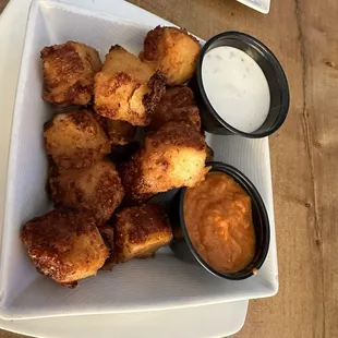 Fried cheese curds. Can't go wrong.