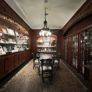 Historical room containing artifacts from when the hotel first opened in 1864, to present day.