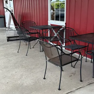Seating outside