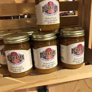 Peach spread so yummy