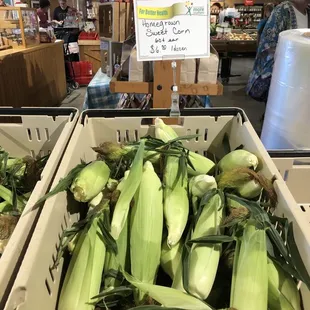 Home brown sweet corn YUM