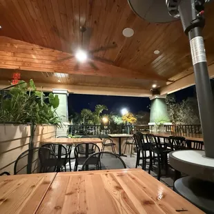 Outside seating