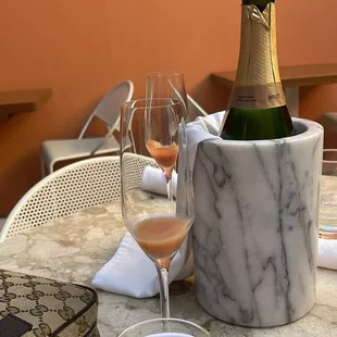 Guavo and Peach Mimosas