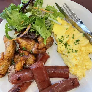Chicken Sausage Breakfast Plate