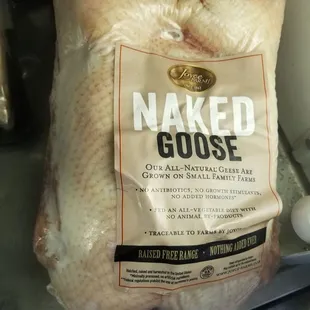 Why does this gooe have no clothes on?