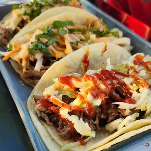 Brisket tacos were delish