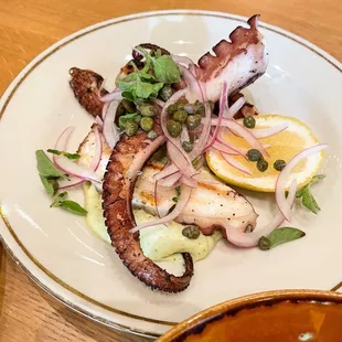 Oak Grilled Octopus