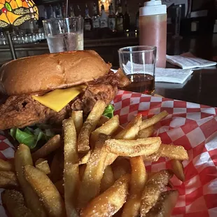 Here for a drink but grabbed food. The Cherry Cricket Club is perfect!