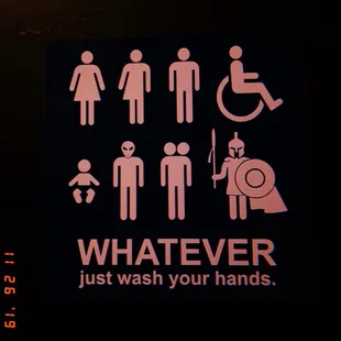 Gender neutral restroom!!!