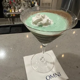 Grasshopper Martini
