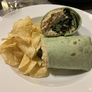Vegan Hummus Wrap