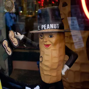 Mr. Peanut has been tapping on the window for over 50 years.