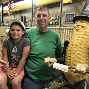 a man and a little girl