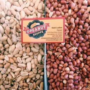 Peanuts of all types