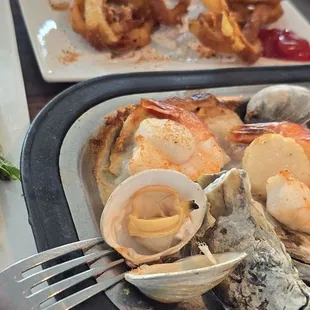 Broiled Seafood combination @ The Pearl