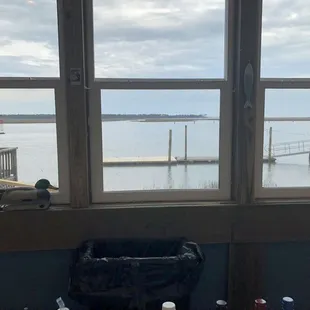 Incredible waterfront views out the windows from every seat in the house.