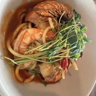 Lobster bucatini