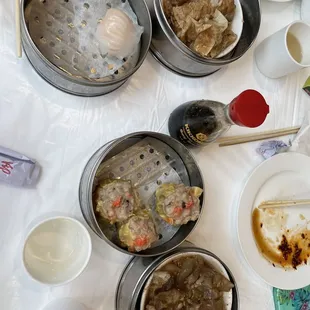 Hargao, pork siumai , beef tendon, bean curd