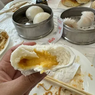 Salted Egg Custard Bun