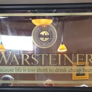 Beer sign