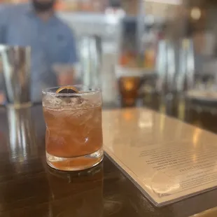 Tequila mixed drink
