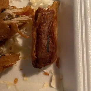 Egg roll they gave me