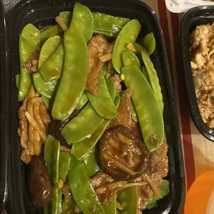 Black mushroom bamboo shoots We Always  HAVE to have . Only mushroom dish my hubby likes