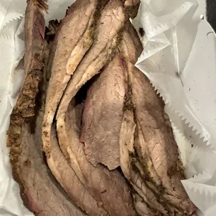 Dry overcooked or very old Brisket