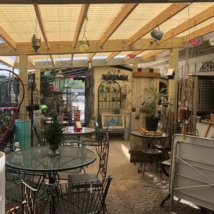 Garden decor and antiques