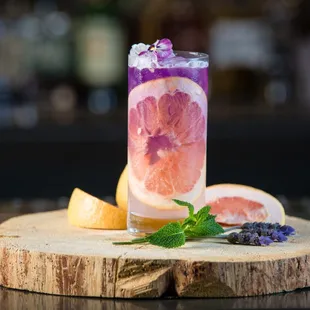 a grapefruit and lemon cocktail