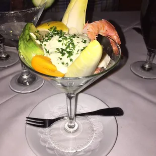 Seafood martini